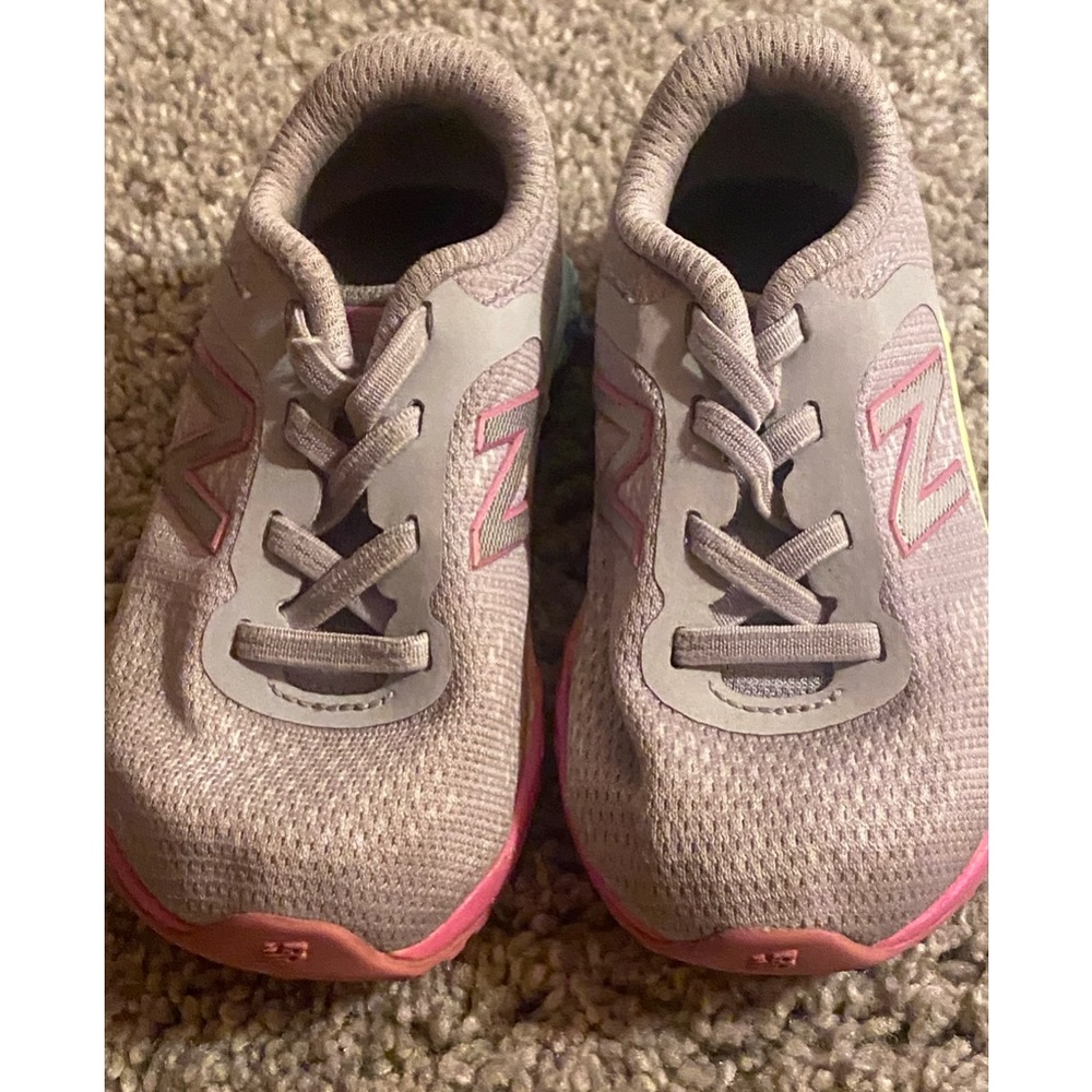 Rainbow new balance shoes